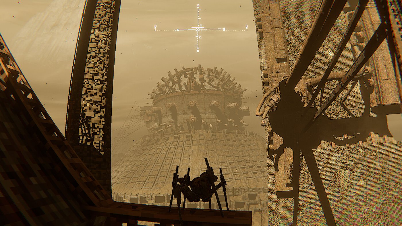 A ring megastructure over the burnt horizon