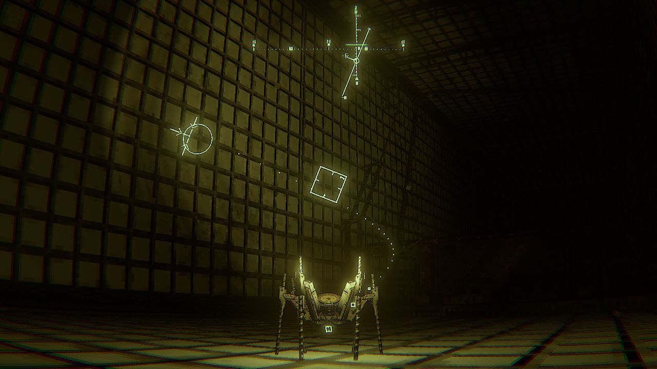 A wireframe interface state